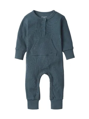Little Bipsy Waffle Romper - Night Fall