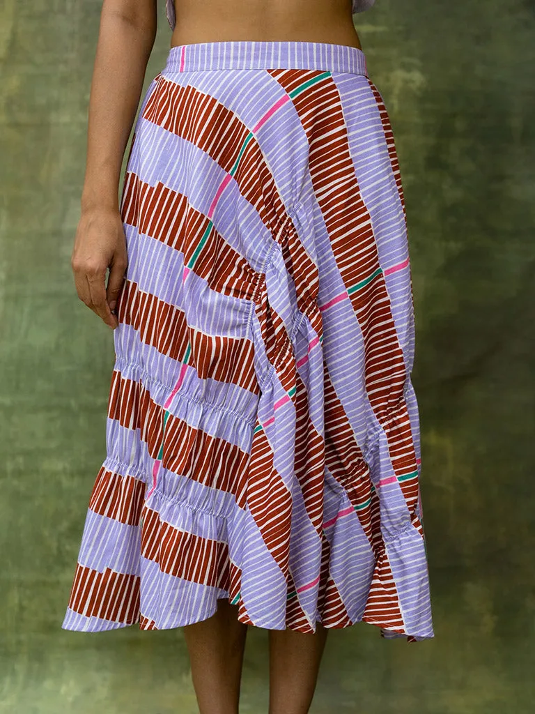 Lizzy Striped Skirt