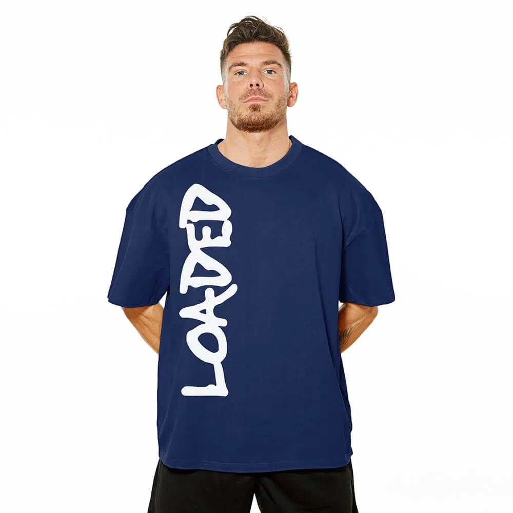 Loaded XL Logo Oversize Tee - Navy