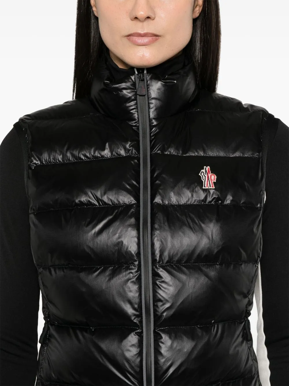 Logo down vest