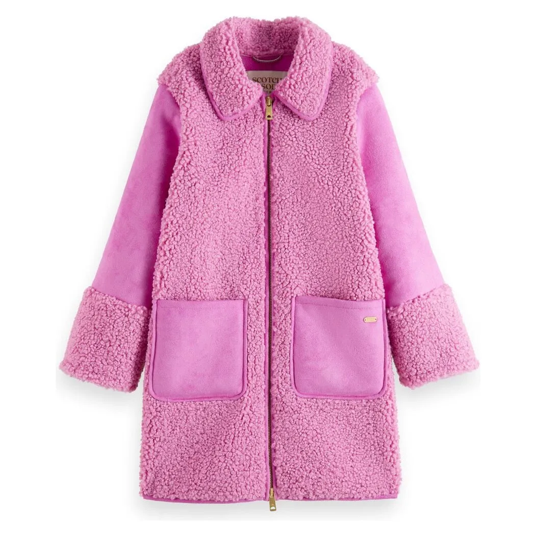 Longer-Length Bonded Teddy Jacket