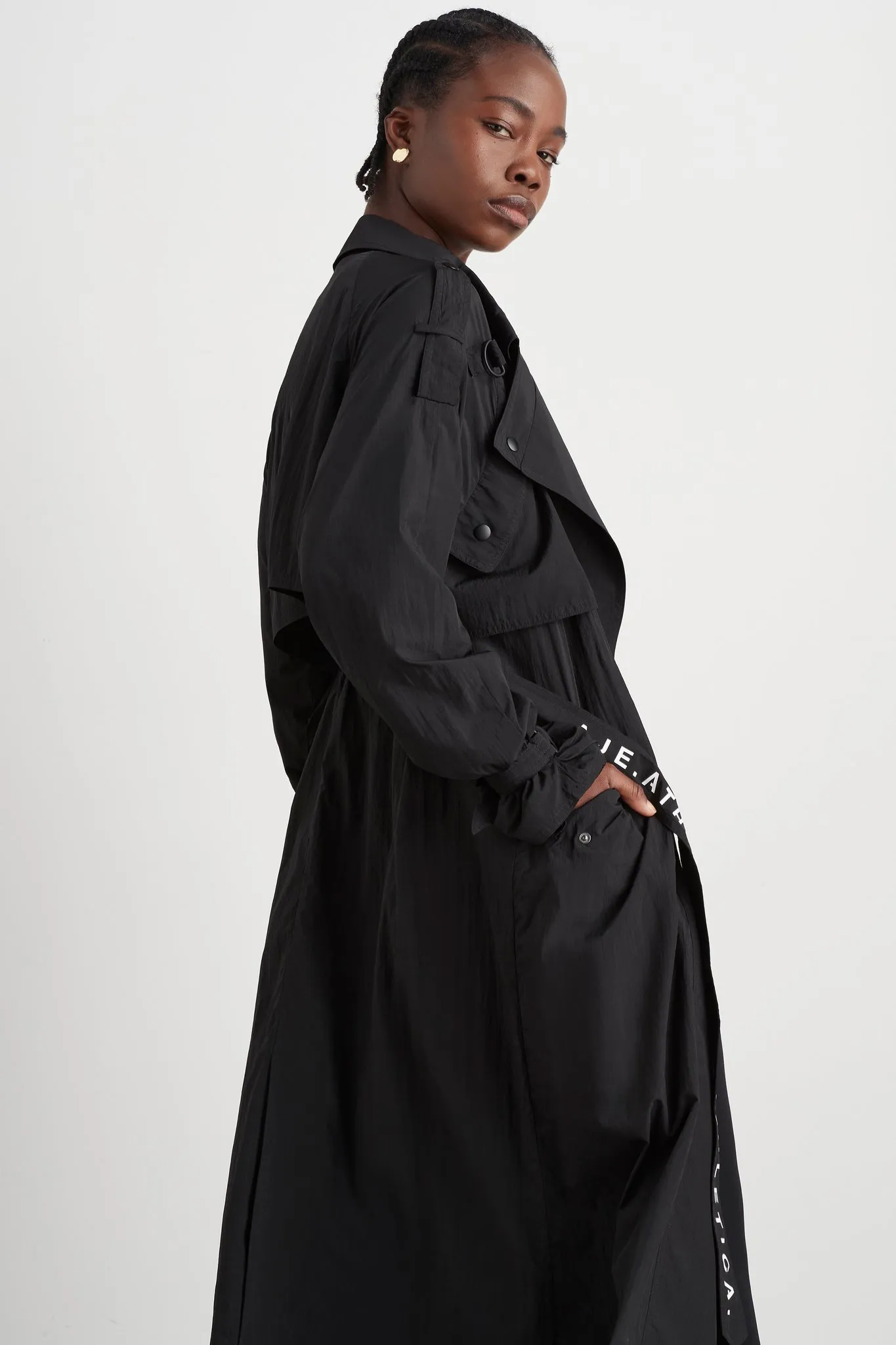 Longline Belted Trench 703
