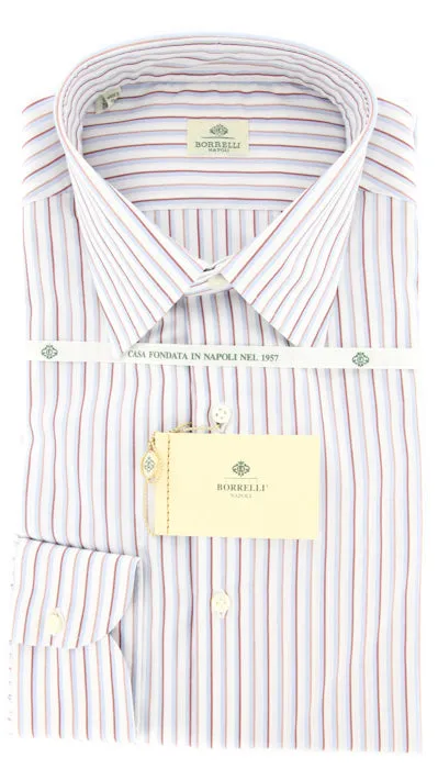 Luigi Borrelli Light Blue Shirt – Size: 17 US / 43 EU