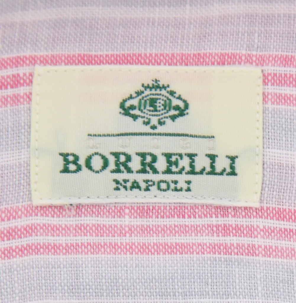 Luigi Borrelli Light Gray Shirt - 15 US / 38 EU
