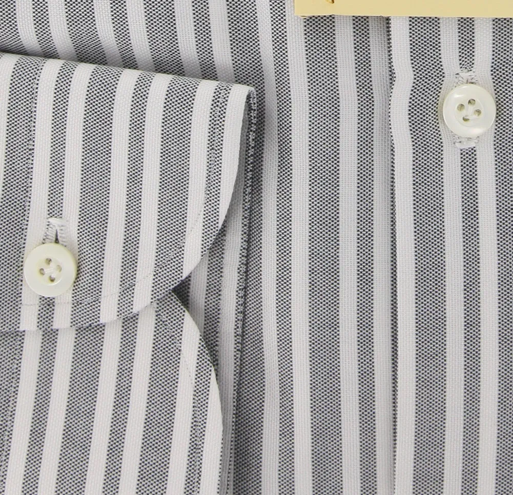 Luigi Borrelli Light Gray Shirt - 15.5 US / 39 EU