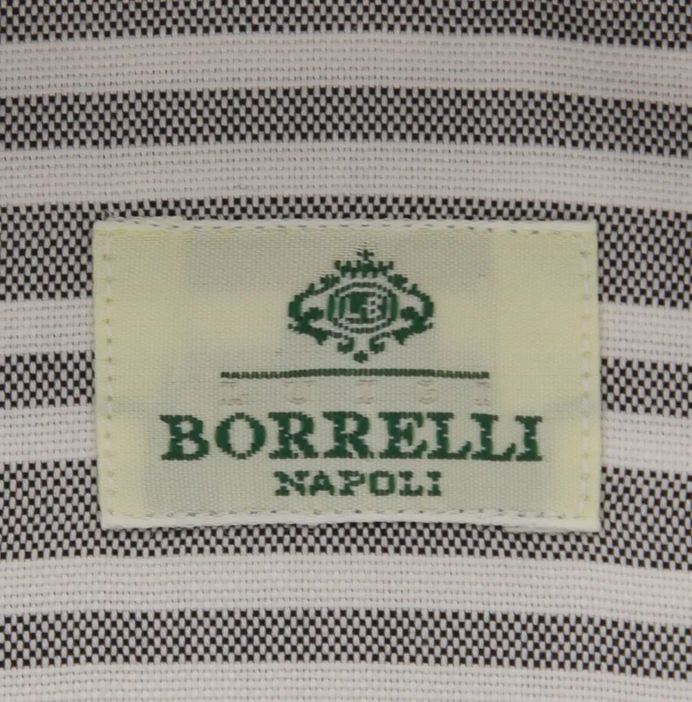 Luigi Borrelli Light Gray Shirt - 15.5 US / 39 EU