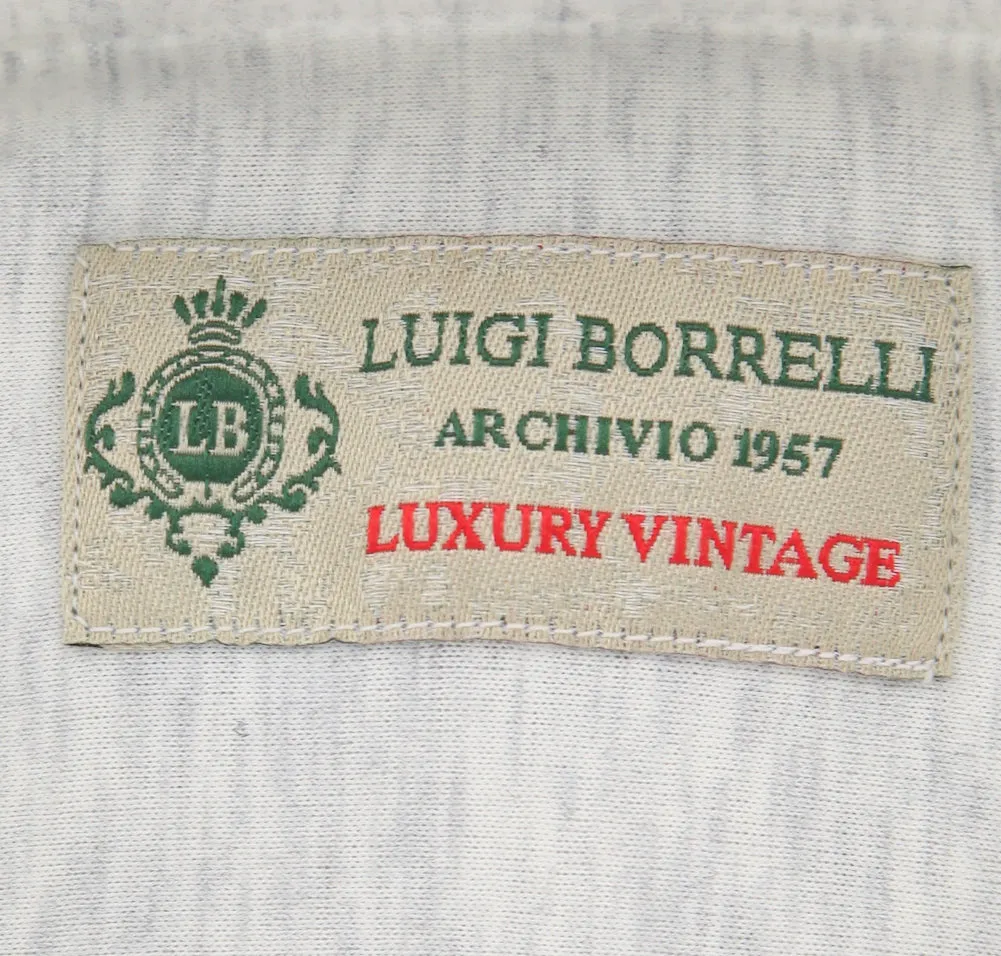 Luigi Borrelli Light Gray Shirt - S US / S EU