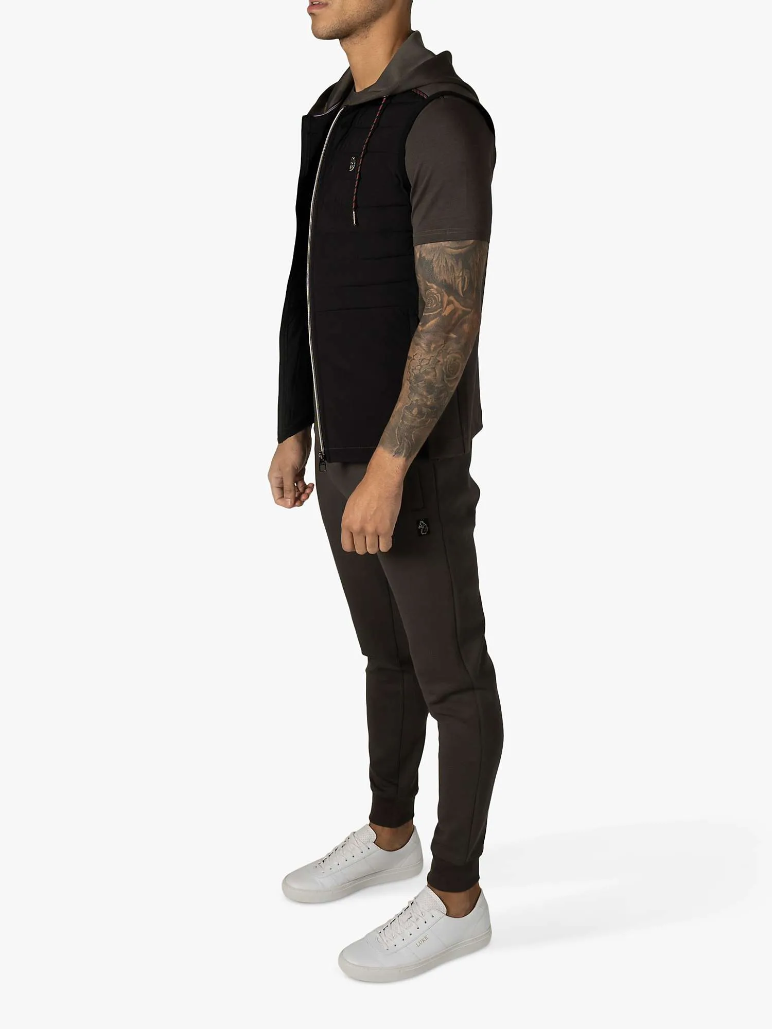 Luke 1977 Lithium Hooded Gilet Seal Grey
