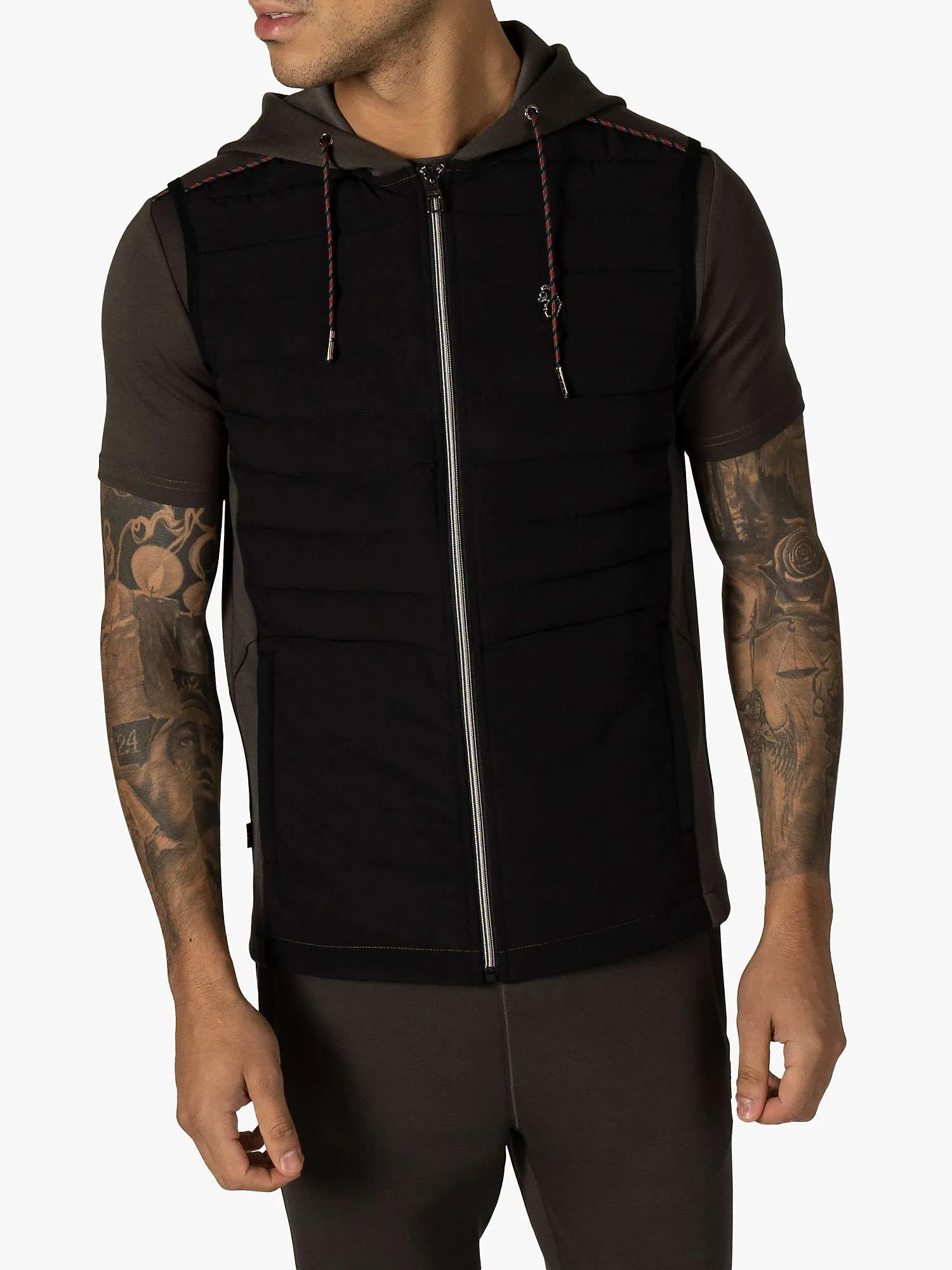 Luke 1977 Lithium Hooded Gilet Seal Grey