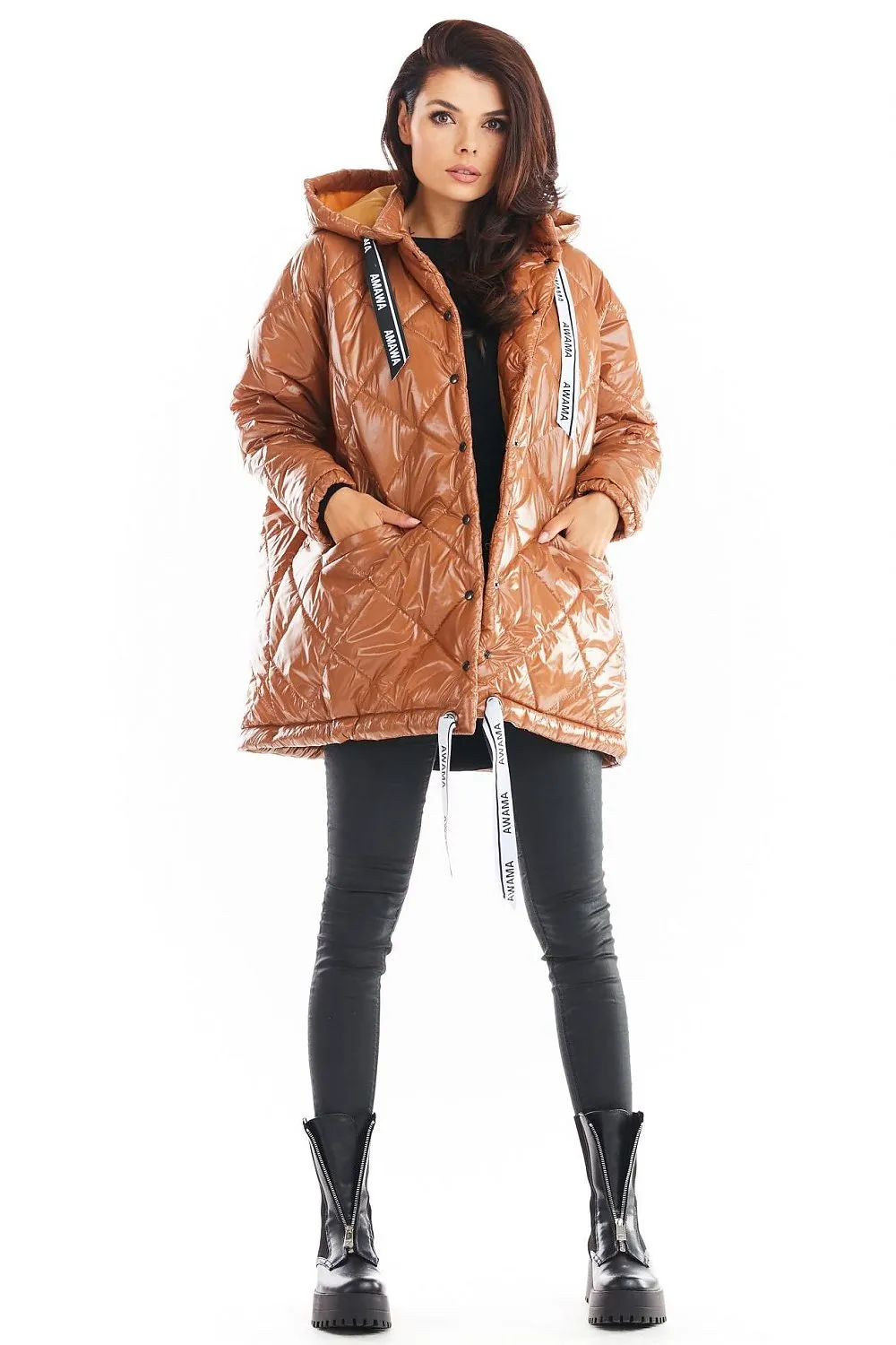 Luxurious Quilted Oversized Jacket