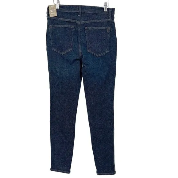 Madewell 10&quot; High-Rise Skinny Jeans In Dalesford Wash NWT Women's 28 Blue