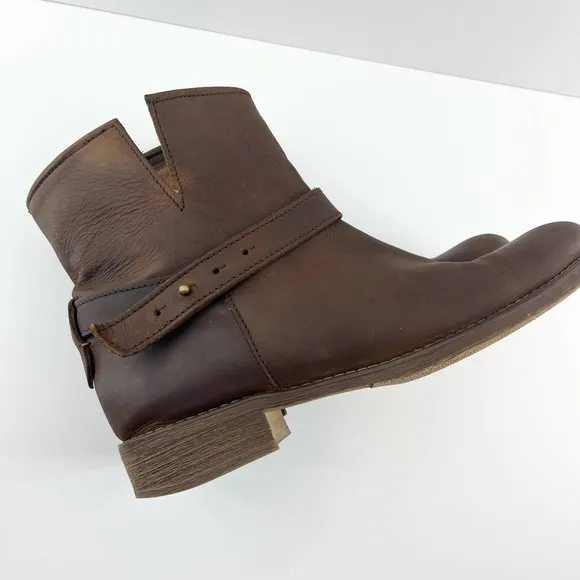 Madewell The Biker Lowrider Moto Boots Brown 9.5