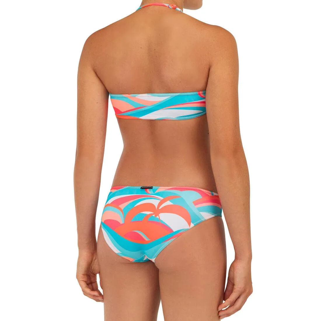 maillot de bain 2 pièces TURQUOISE LILOO 100