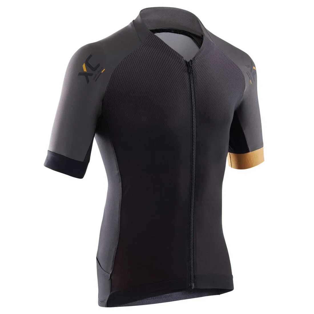Maillot VTT XC Light Homme Noir et Ocre