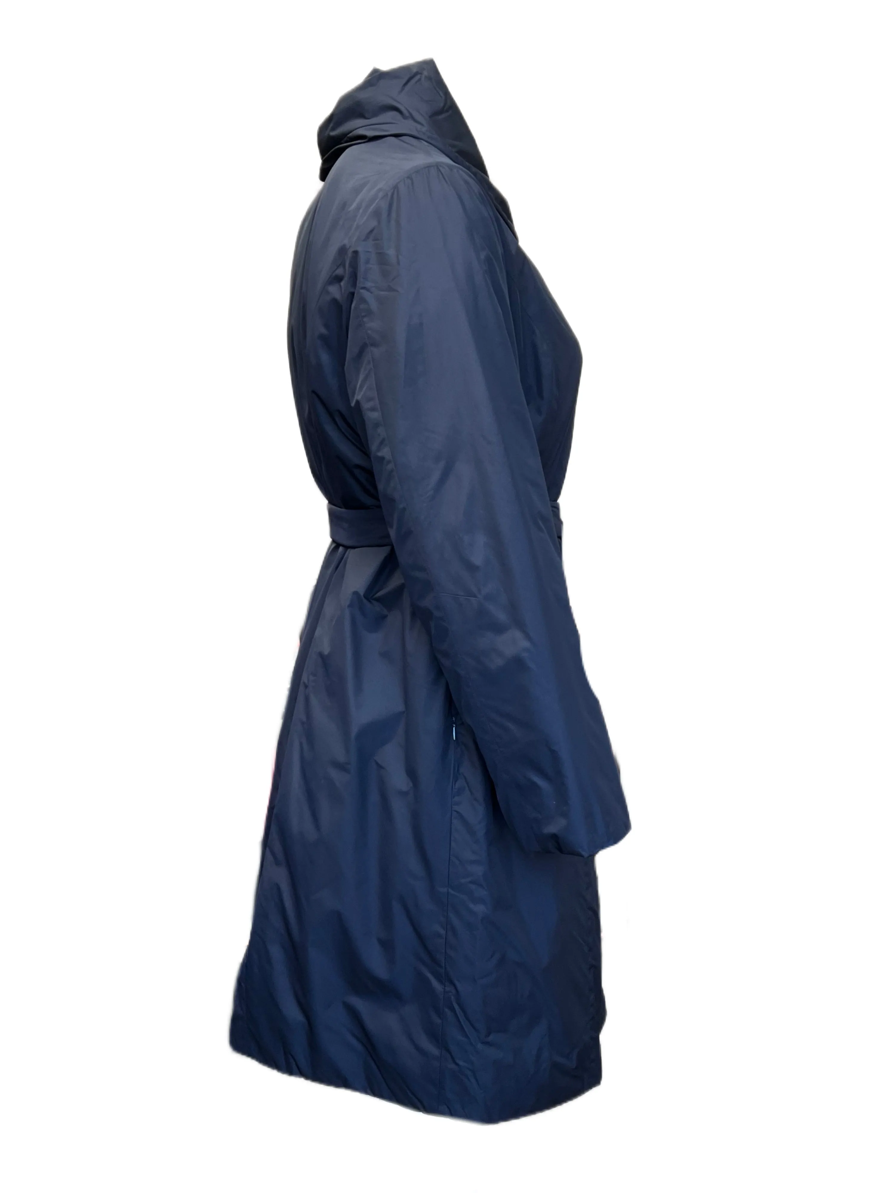 Marina Rinaldi Women's Navy Pianta Quilted Jacket NWT