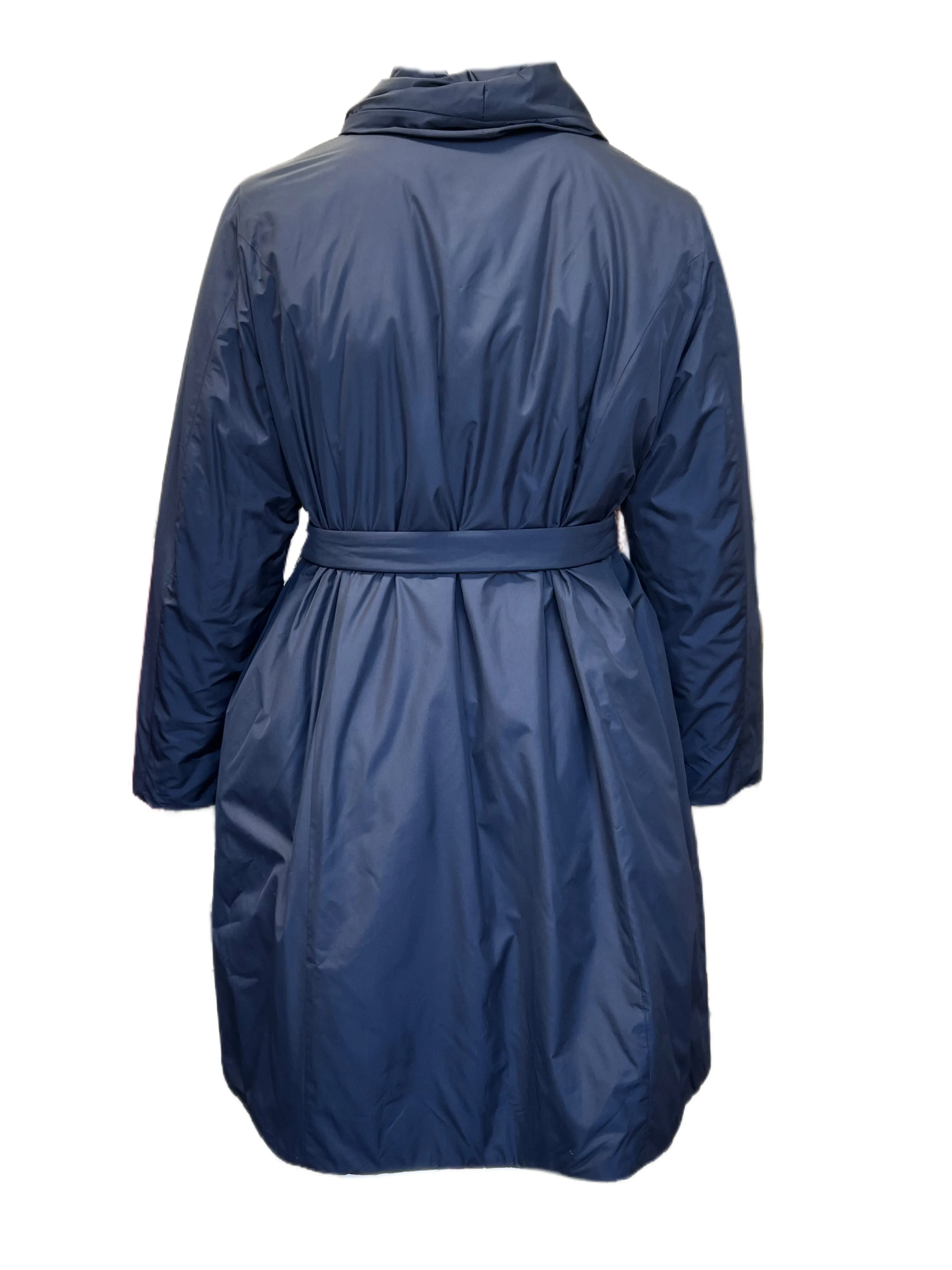 Marina Rinaldi Women's Navy Pianta Quilted Jacket NWT