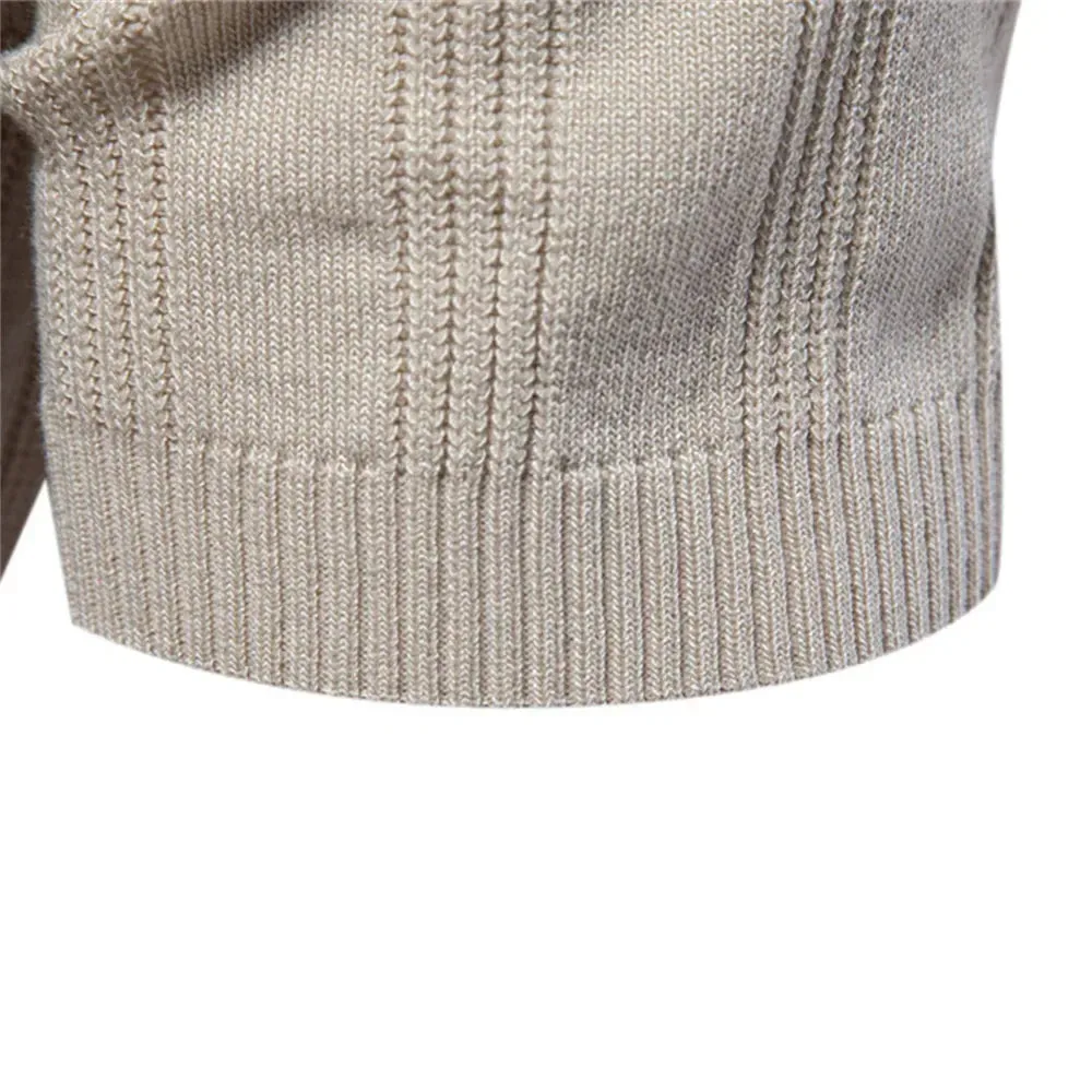 Men’s Breathable Knitted Short-Sleeve Polo Shirt