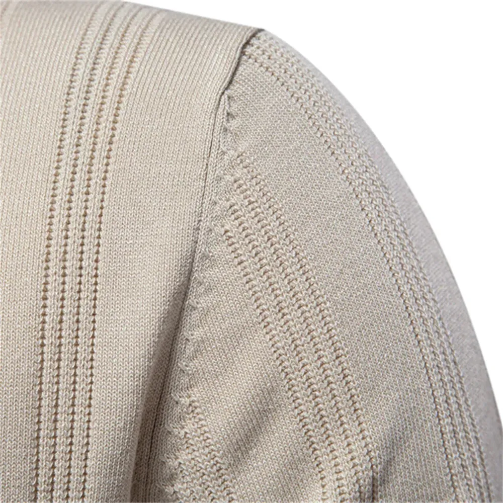 Men’s Breathable Knitted Short-Sleeve Polo Shirt