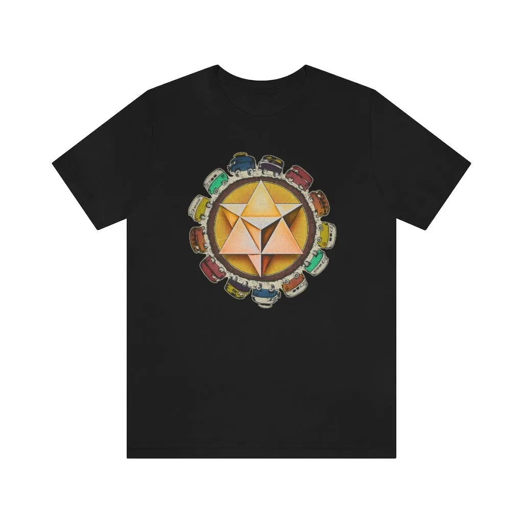 Merkaba VW Kombi T-Shirt - Grateful Merkaba - Vanlife T-Shirts