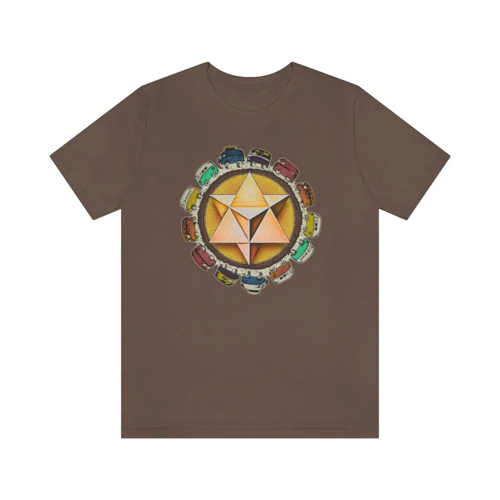 Merkaba VW Kombi T-Shirt - Grateful Merkaba - Vanlife T-Shirts