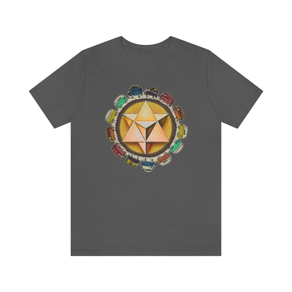 Merkaba VW Kombi T-Shirt - Grateful Merkaba - Vanlife T-Shirts