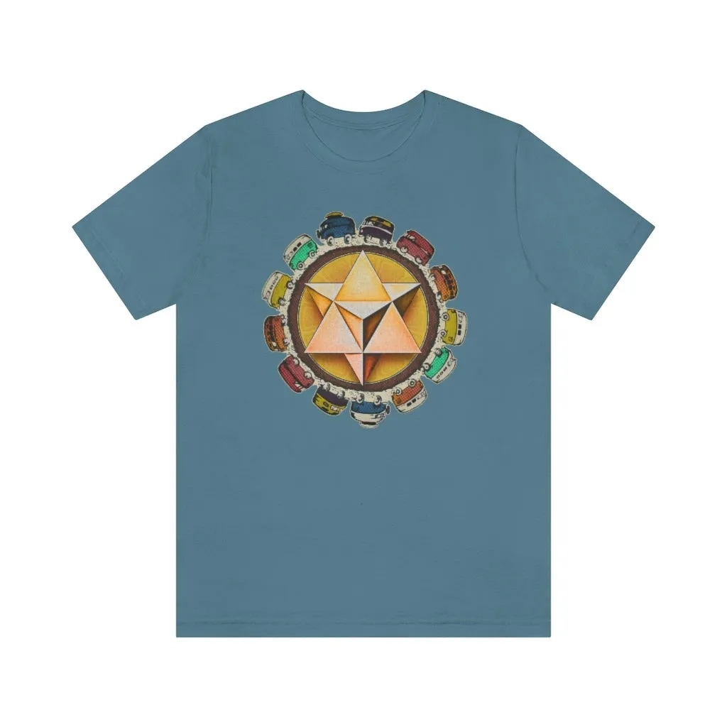 Merkaba VW Kombi T-Shirt - Grateful Merkaba - Vanlife T-Shirts