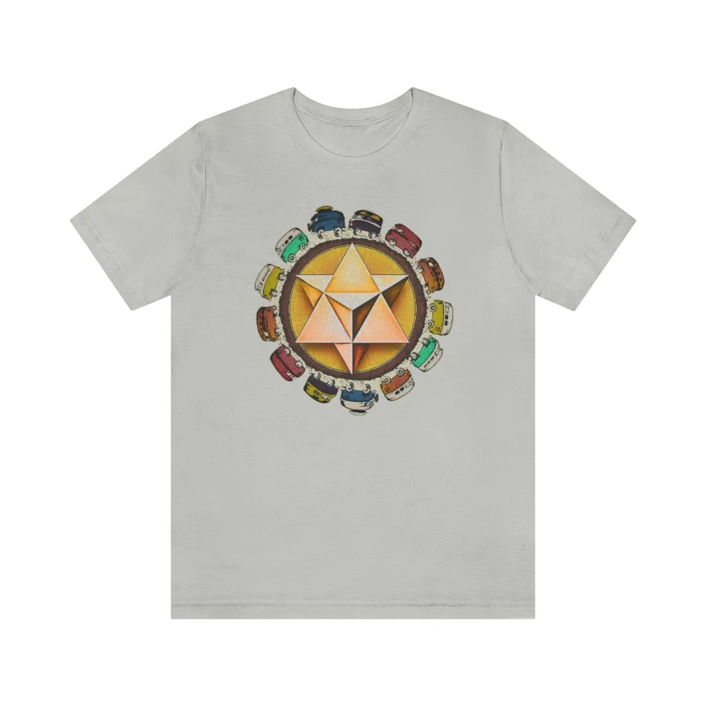 Merkaba VW Kombi T-Shirt - Grateful Merkaba - Vanlife T-Shirts