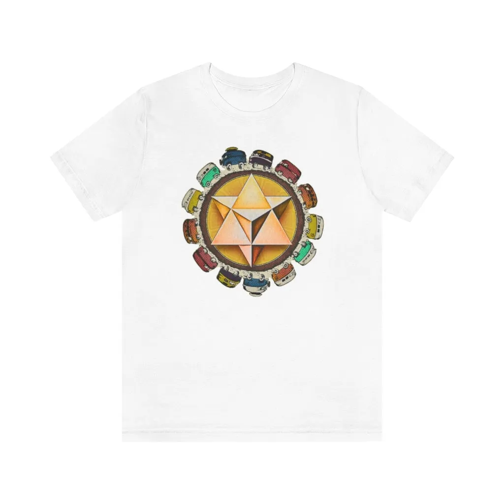 Merkaba VW Kombi T-Shirt - Grateful Merkaba - Vanlife T-Shirts