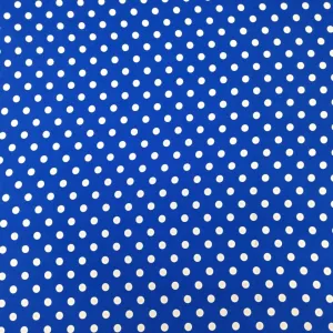 Mini Matt Royal/White Dot