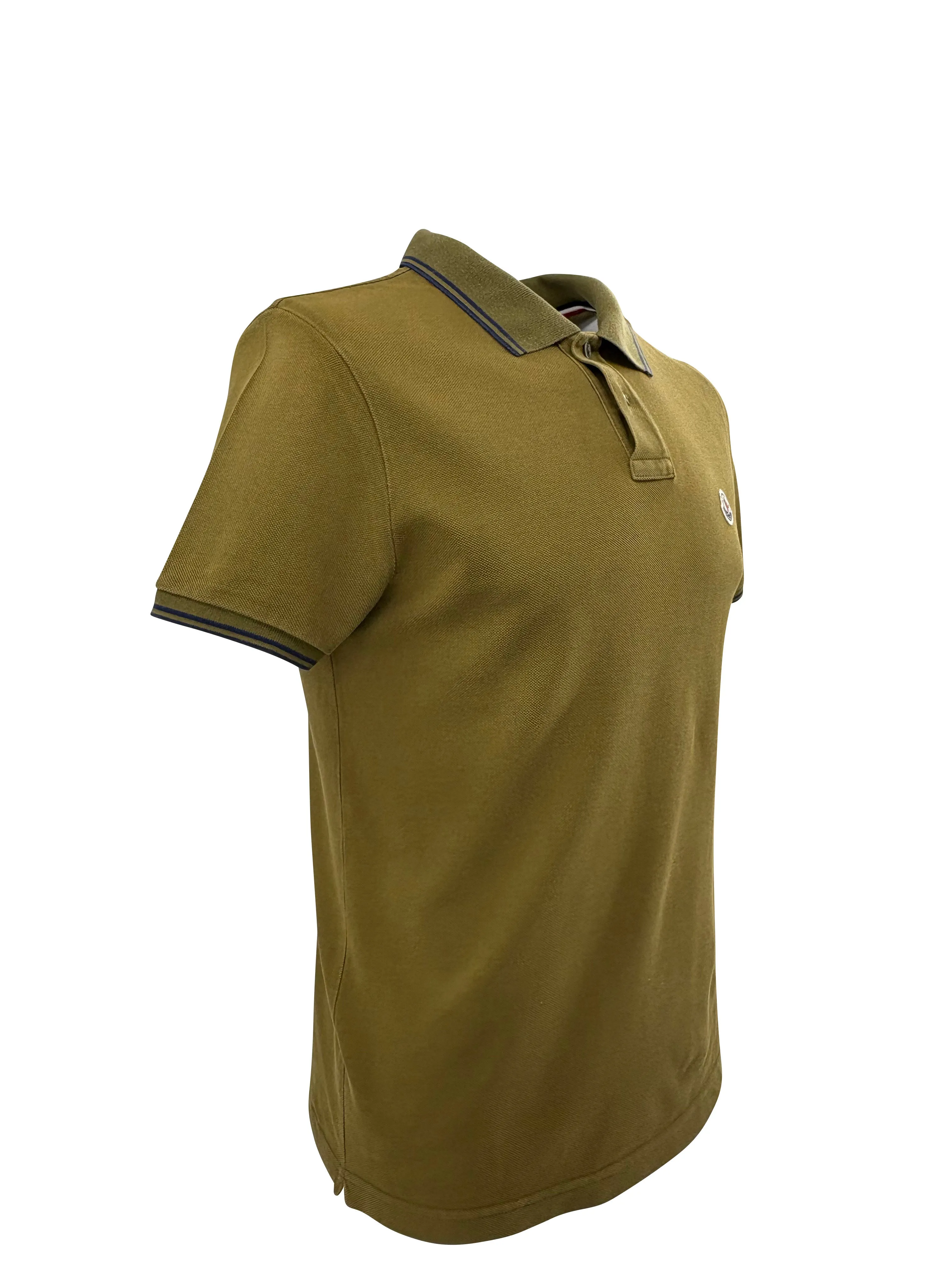 Moncler Logo Patch Polo - Green