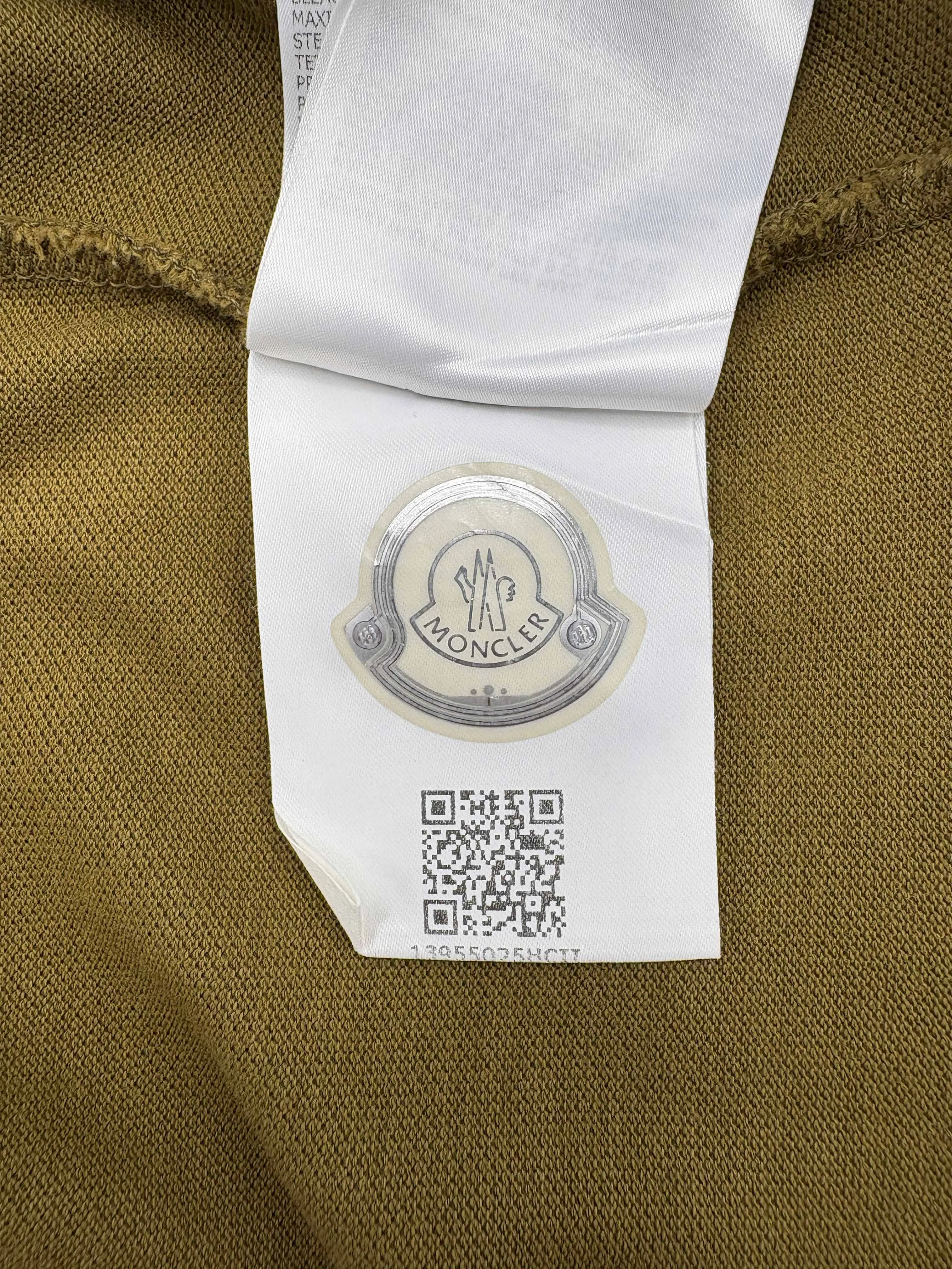 Moncler Logo Patch Polo - Green