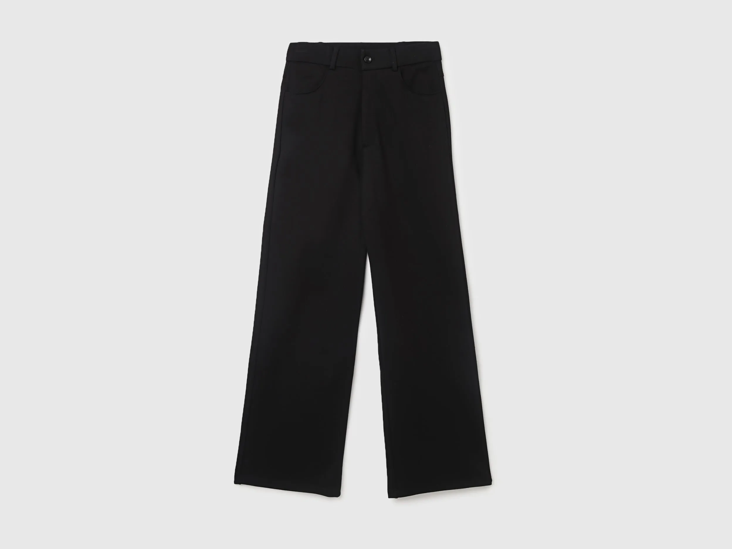 Monotone Wide Leg Trousers