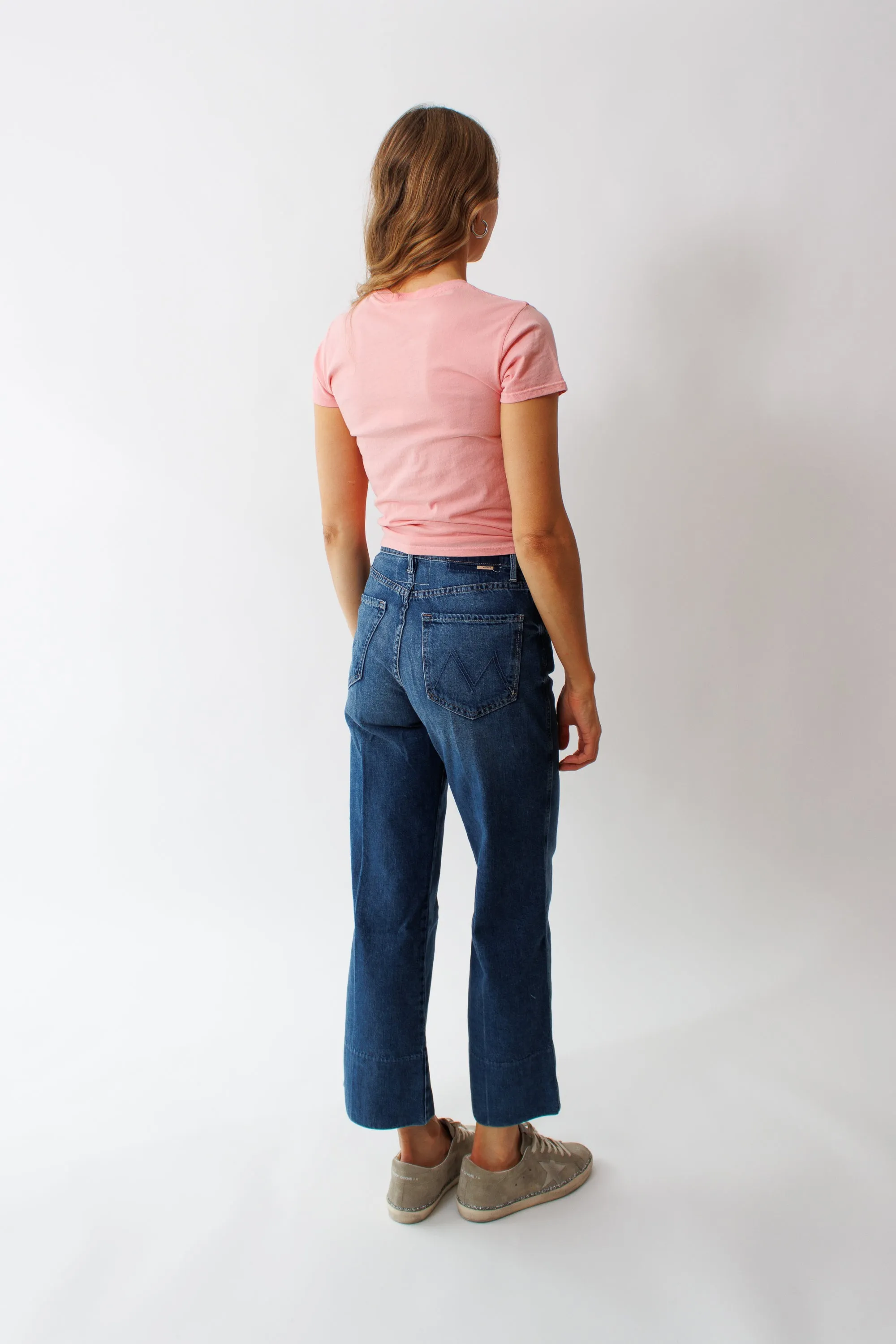 Mother Denim The Maven Wide Hem Ankle