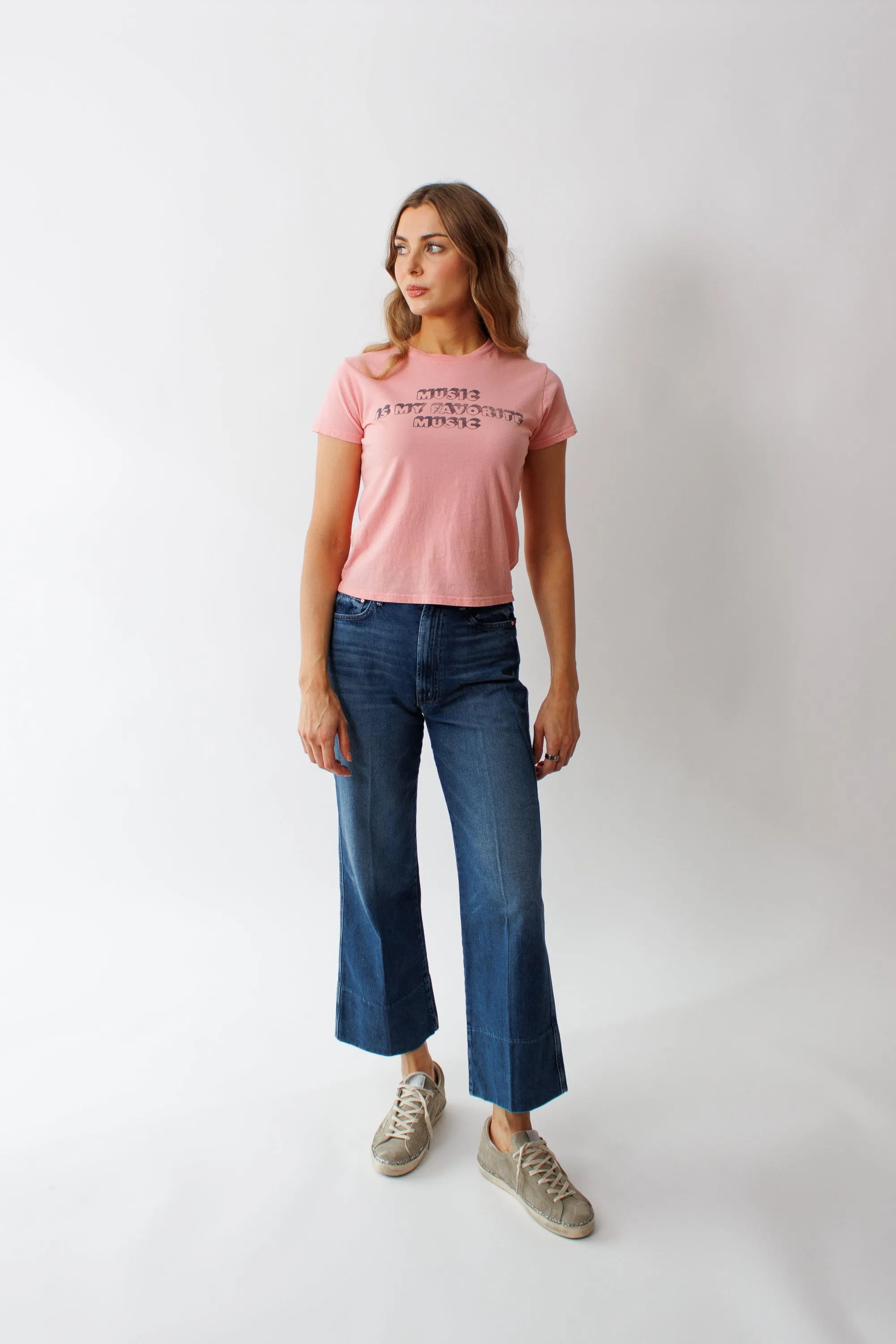 Mother Denim The Maven Wide Hem Ankle