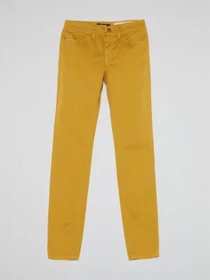 Mustard Straight Cut Jeans