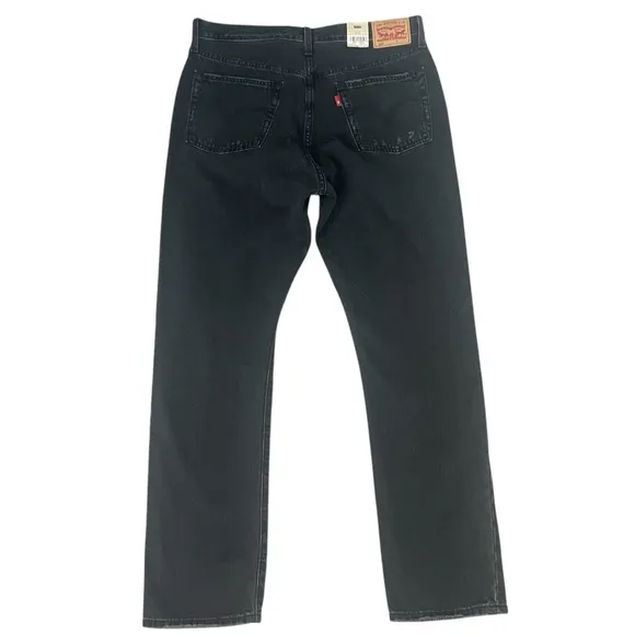NWT Levi's 501 Original Fit Jeans Black Distressed Jeans Size 32
