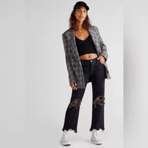 NWT We the Free Maggie Mid rise straight leg jeans