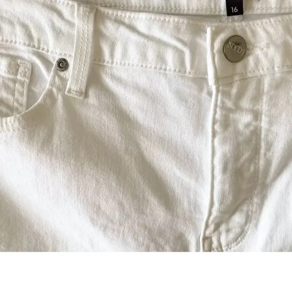 NYDJ - NWT Teresa White Wide Leg Stretch Jeans