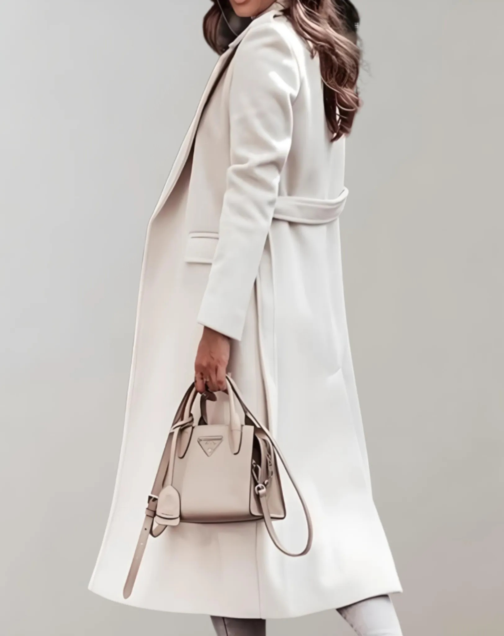 Odah | Elegant Oversized Women's Coat with Belt