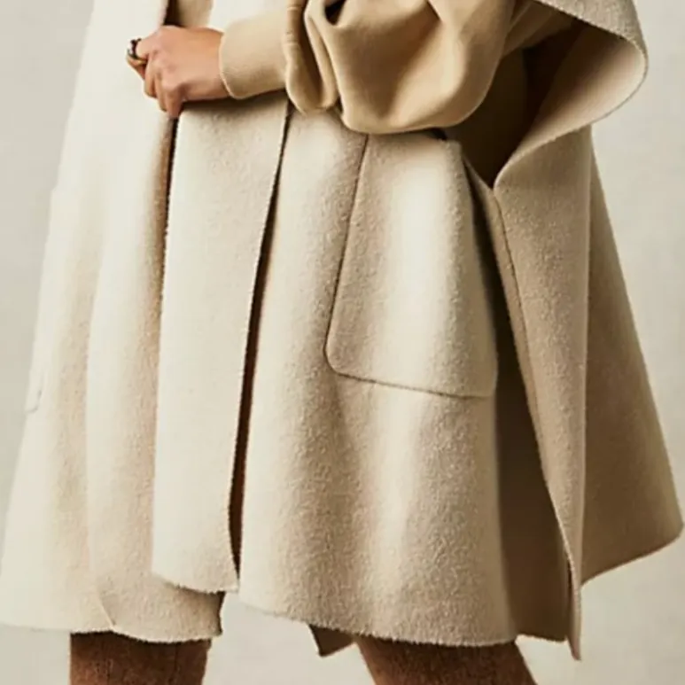 Oh So Warm Oversized Soft Knit Hooded Poncho Coat - FINAL SALE