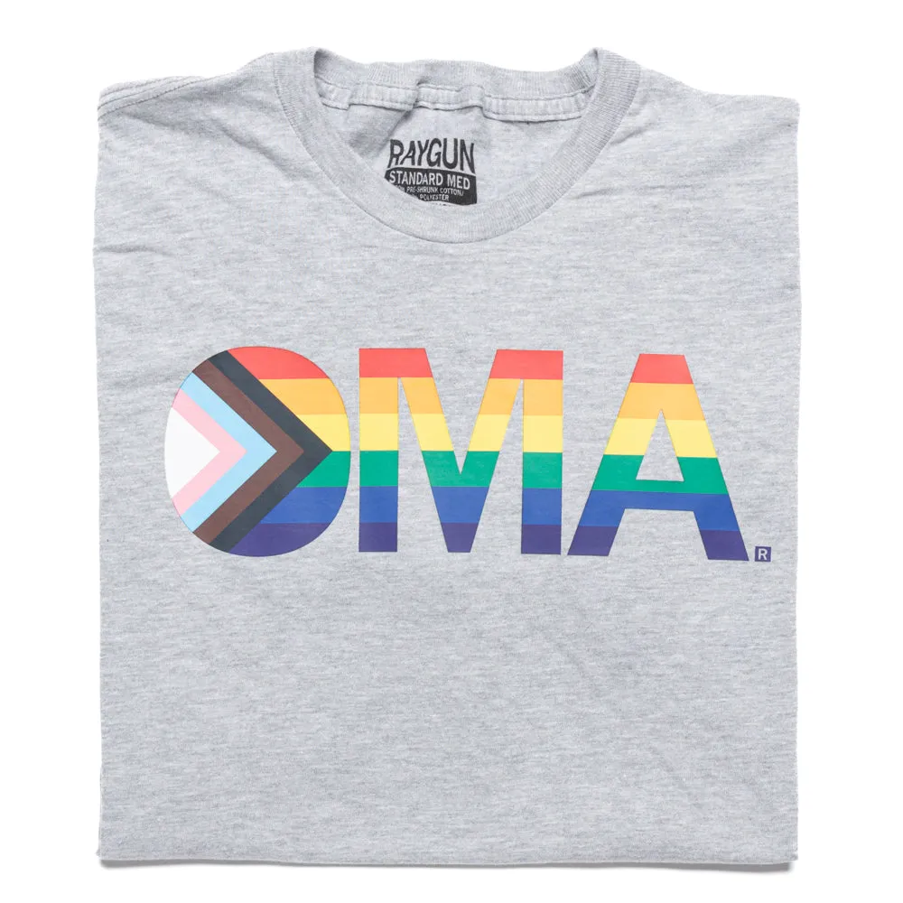 OMA Text Progress Pride Flag