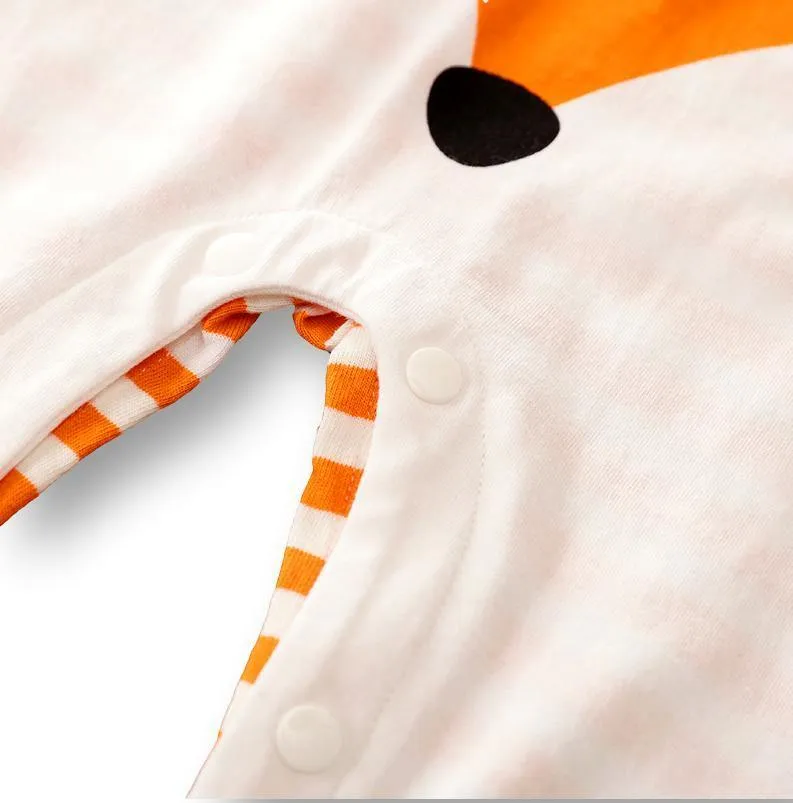 Orange Fox Babysuit Romper