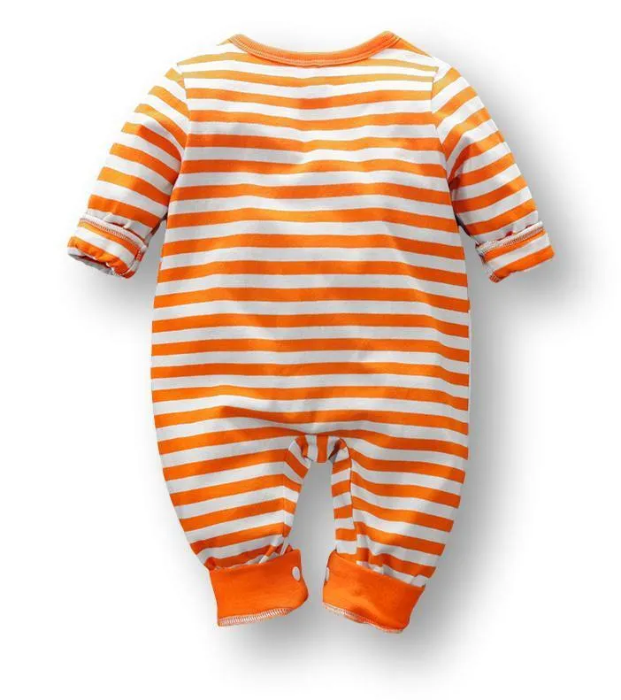 Orange Fox Babysuit Romper