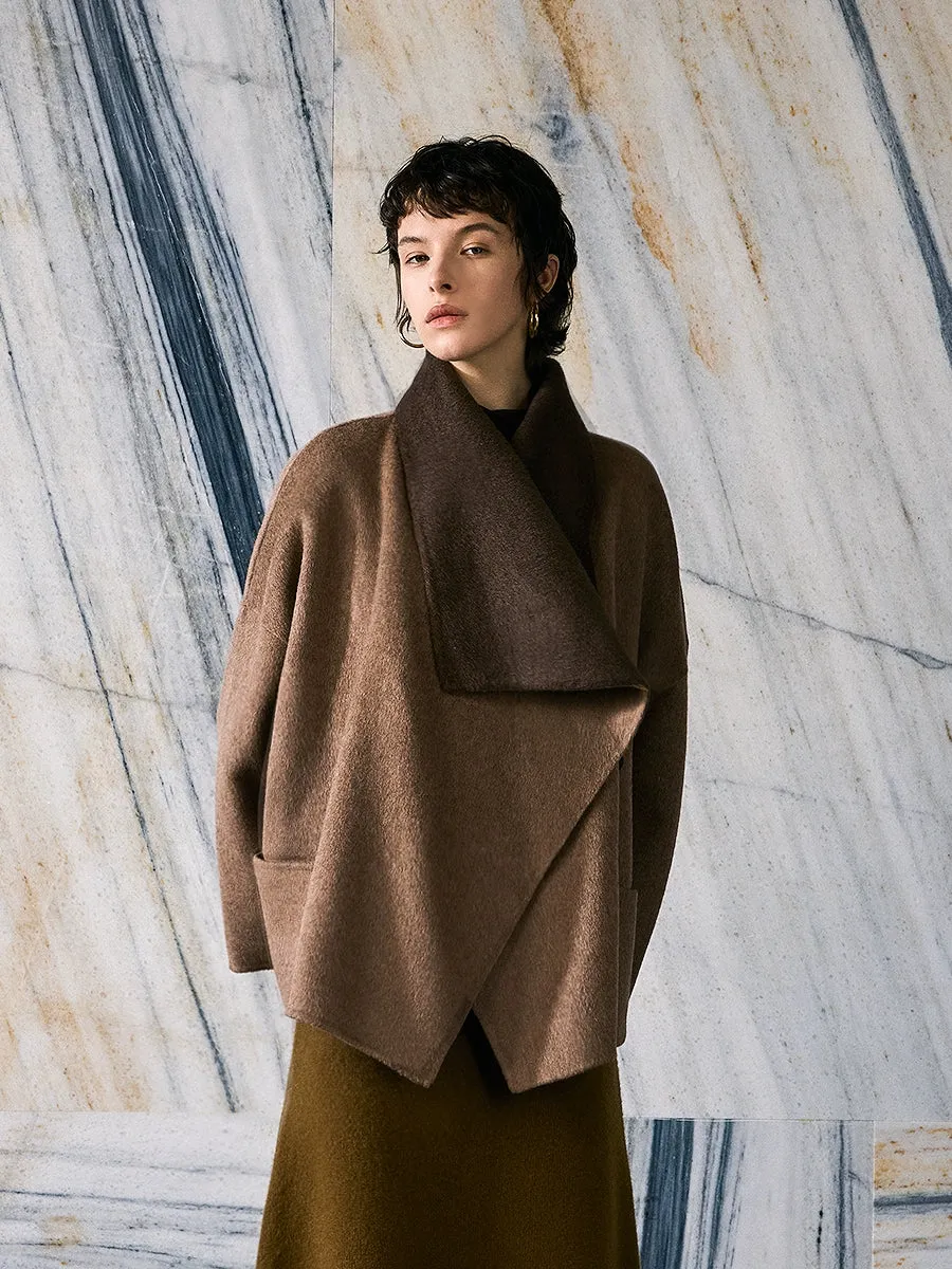 Oversized Two-Tone Coat