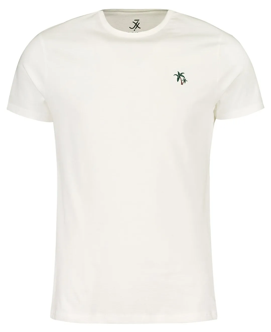 Palm Tree Embroidery T-Shirt