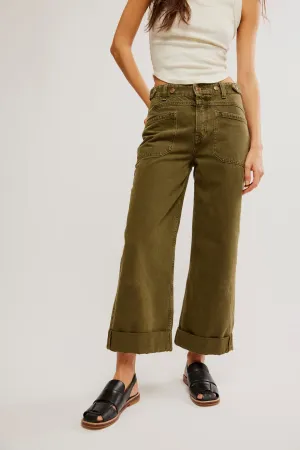 Palmer Cuffed Jean Army