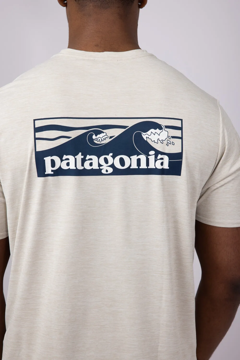 Patagonia Men’s Capeliene Cool Daily Graphic T-Shirt for Men in Pumice | 45355-BPMX
