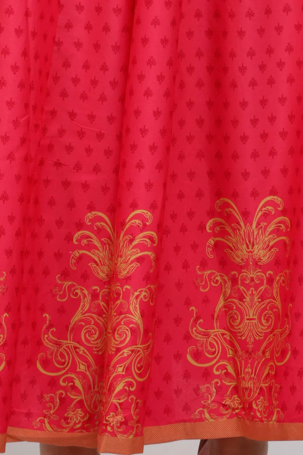 Pink Printed Skirt