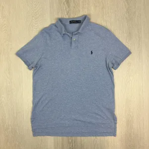 Polo Ralph Lauren Mens Light Blue Polo Shirt Size Large
