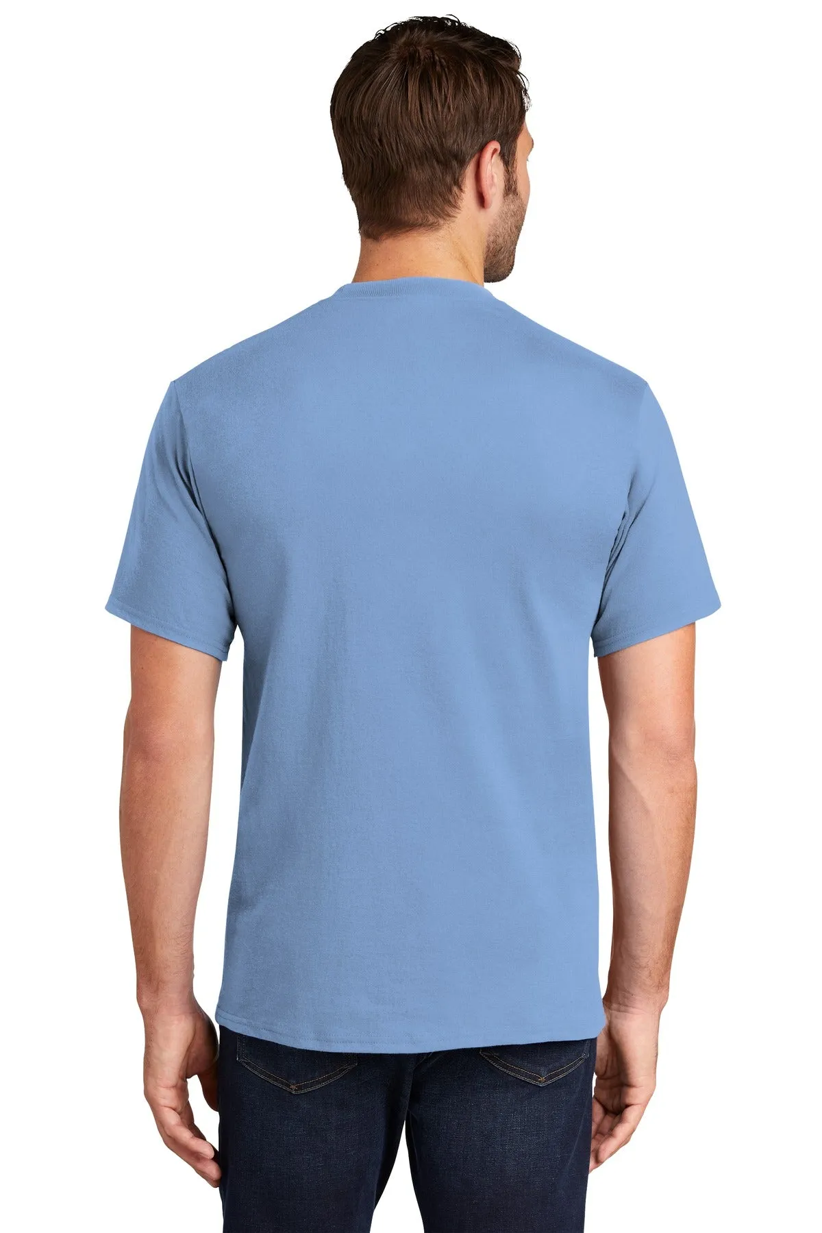 Port & Company Tall Essential Tee.  PC61T Light Blue Tall